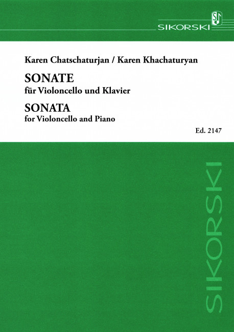 Sonate für Violoncello&nbsp;&nbsp;und Klavier&nbsp;&nbsp;