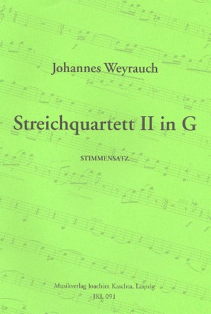 Streichquartett G-Dur Nr.2 Stimmen&nbsp;&nbsp;&nbsp;&nbsp;