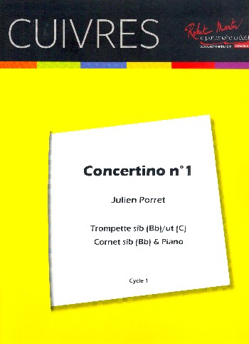Concertino no.1&nbsp;&nbsp;pour trompette ou cornet en sib ou bb et piano&nbsp;&nbsp;