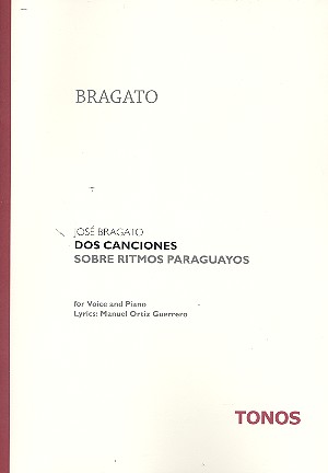 2 canciones sobre ritmos  paraguayos für Gesang und Klavier  