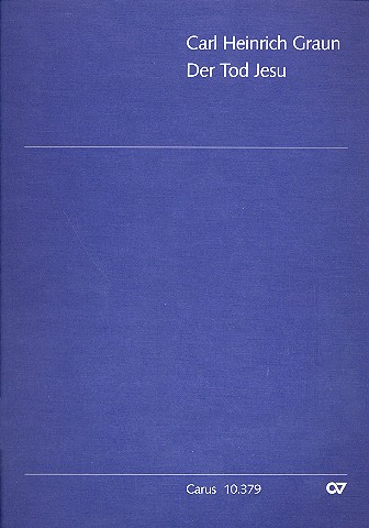 Der Tod Jesu   für Soli, Chor und Orchester  Partitur