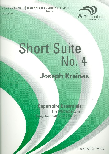 Short suite no.4&nbsp;&nbsp;for wind band&nbsp;&nbsp;score