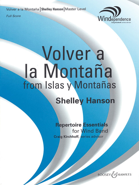 Volver a la montana from y montanas&nbsp;&nbsp;for windensemble&nbsp;&nbsp;score