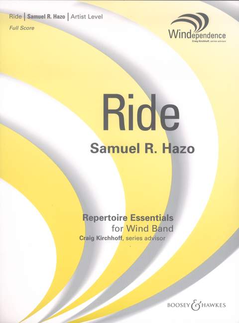 Ride&nbsp;&nbsp;for wind ensemble&nbsp;&nbsp;score