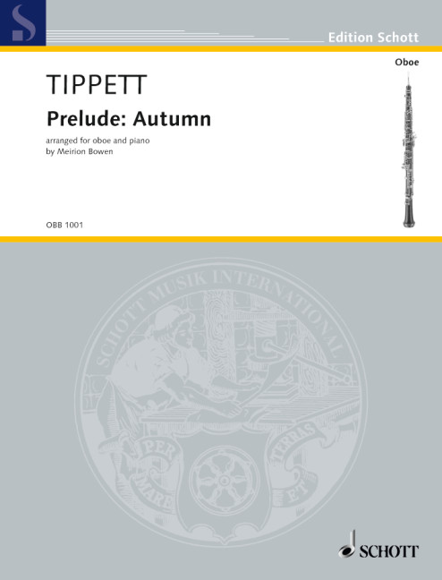 Prelude autumn  for oboe and piano  BOWEN, MEIRION, ARR.