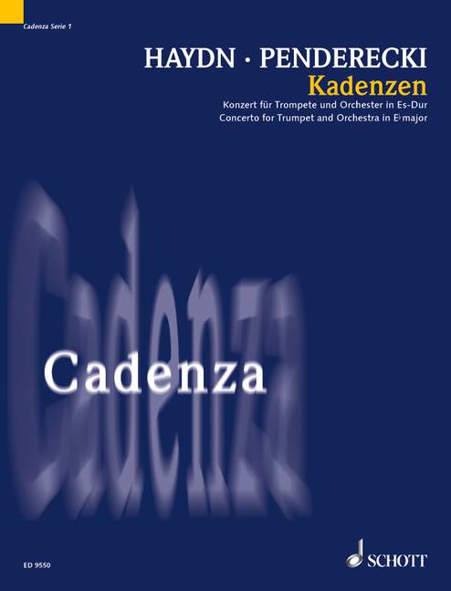 Kadenzen zum Konzert Es-Dur&nbsp;&nbsp;für Trompete und Orchester&nbsp;&nbsp;Penderecki, Krzysztof, bearb.