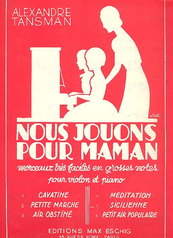 Sicilienne&nbsp;&nbsp;pour violon et piano&nbsp;&nbsp;