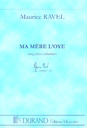 Ma mere l'oye pour instrument&nbsp;&nbsp;de vent et percussion&nbsp;&nbsp;partition miniature