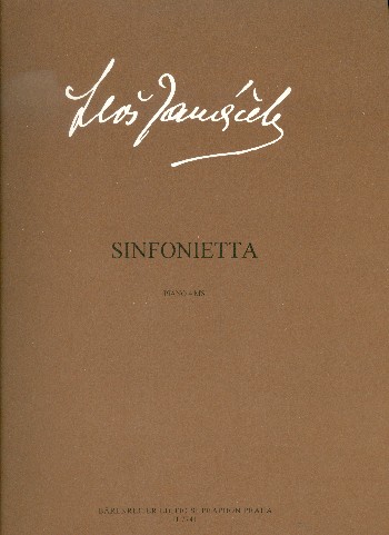 Sinfonietta&nbsp;&nbsp;für Klavier zu 4 Händen&nbsp;&nbsp;