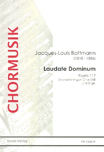Laudate Dominum  für gem Chor (SAM) und Orgel  Partitur
