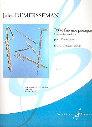 Petite fantaisie poétique op.2,6  pour flute et piano  6 petites pièces op.2