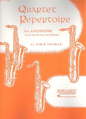 Quartet Repertoire&nbsp;&nbsp;for 4 saxophones (AATB)&nbsp;&nbsp;score