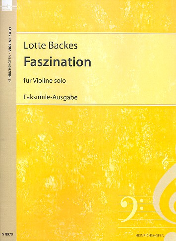 Faszination  für Violine solo  