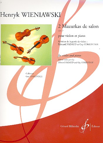 2 Mazurkas de salon op.12  pour violon et piano  