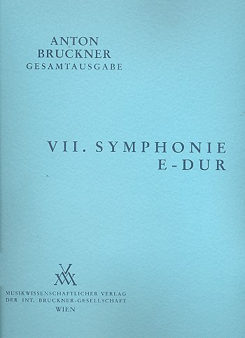 Sinfonie E-Dur Nr.7  für Orchester  Partitur