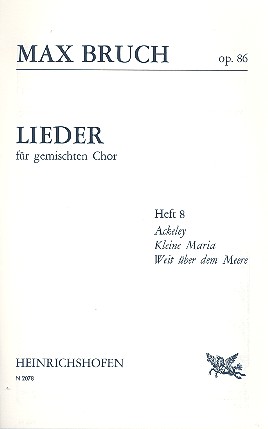 Lieder für gem Chor Band 8  für gem Chor a cappella  
