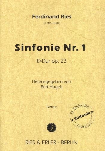 Sinfonie D-Dur Nr.1 op.23  für Orchester  Partitur