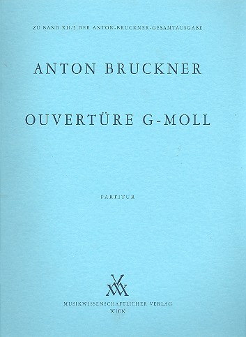 Ouvertüre g-Moll  für Orchester  Partitur