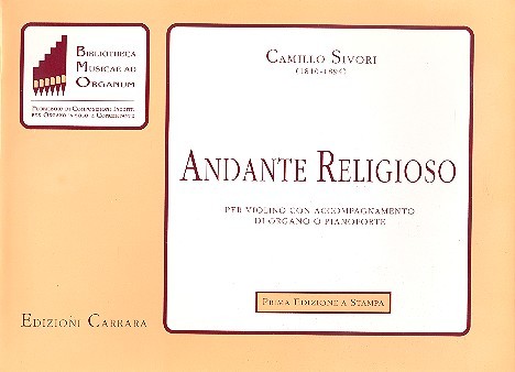 Andante religioso  per violino e pianoforte (organo)  