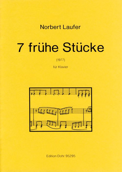 7 frühe Stücke  für Klavier  