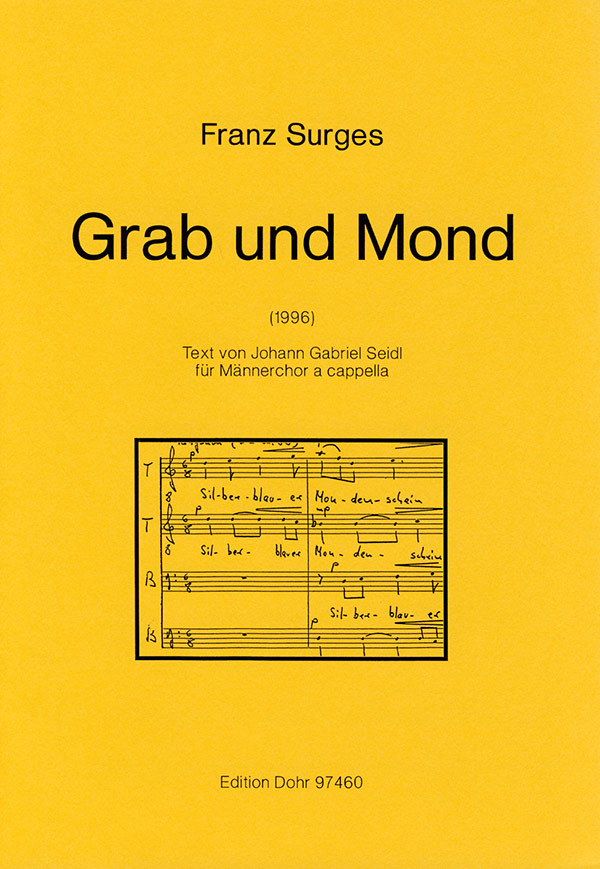 Grab und Mond  für  Männerchor a cappella  Chorpartitur
