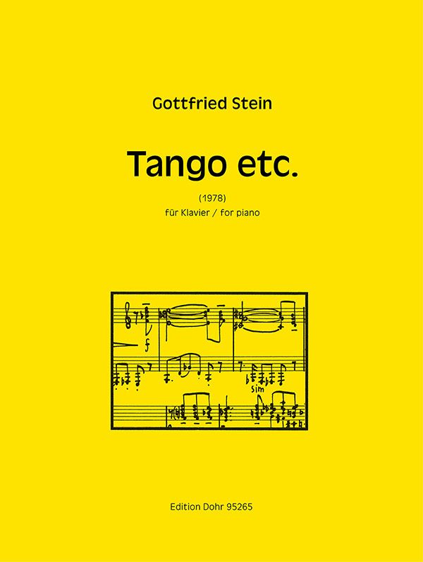 Tango etc.  für Klavier  