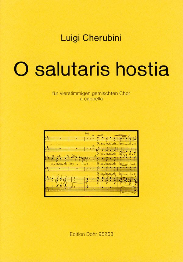 O SALUTARIS HOSTIA FUER  GEM CHOR A CAPPELLA UND  ORGEL AD LIB.,  PARTITUR