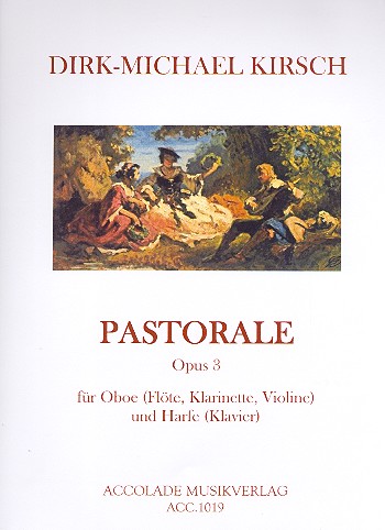 Pastorale op.3 für Oboe  (Flöte, Klarinette, Violine) und  Harfe (Klavier)
