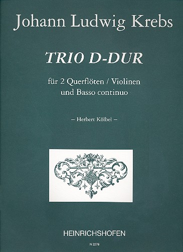 Trio D-Dur für 2 Flöten  (Violinen) und Bc  Partitur und Stimmen