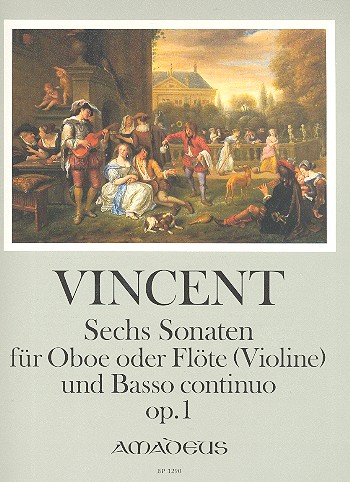 6 Sonaten op.1   für Oboe (Flöte, Violine) und Bc  