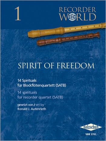 Spirit of Freedom für&nbsp;&nbsp;4 Blockflöten (SATB)&nbsp;&nbsp;