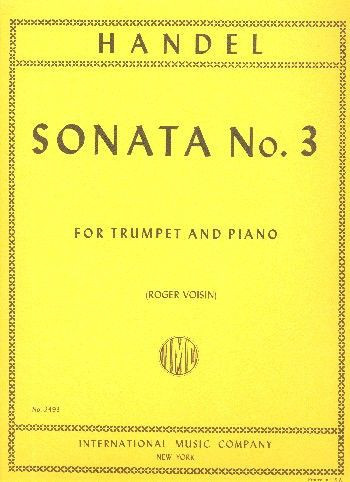 Sonata no.3&nbsp;&nbsp;for trumpet and piano&nbsp;&nbsp;VOISON, ROGER, ED