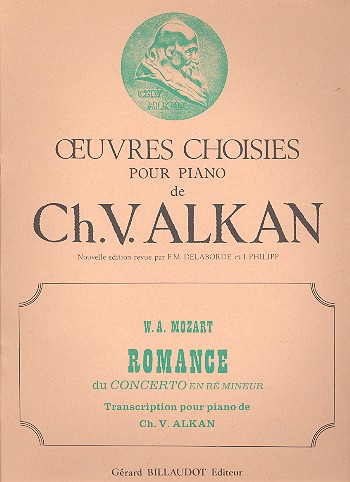 Romance du concerto&nbsp;&nbsp;en ré mineur KV466 pour piano seule&nbsp;&nbsp;