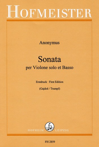 Sonata&nbsp;&nbsp;per violone et basso&nbsp;&nbsp;
