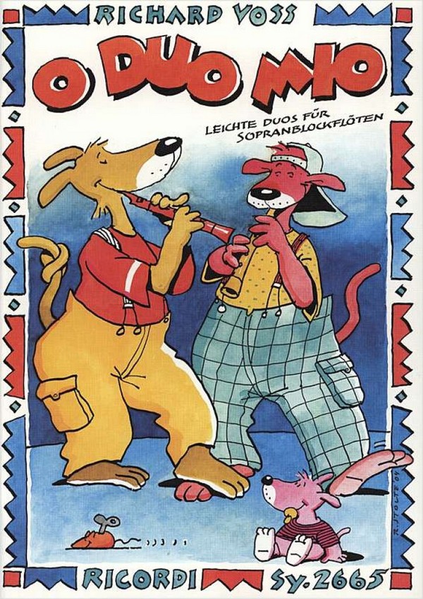 O Duo mio&nbsp;&nbsp;für 2 Sopranblockflöten&nbsp;&nbsp;Spielpartitur