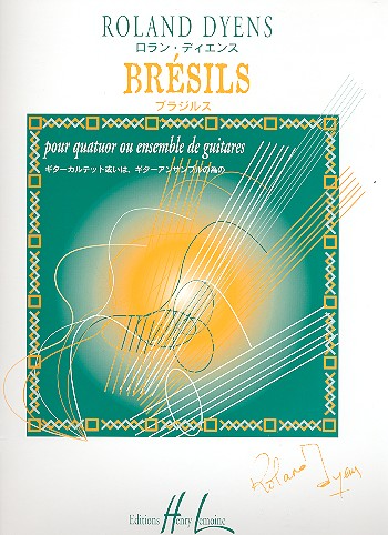 Bresils pour 4 guitares&nbsp;&nbsp;partition et parties&nbsp;&nbsp;