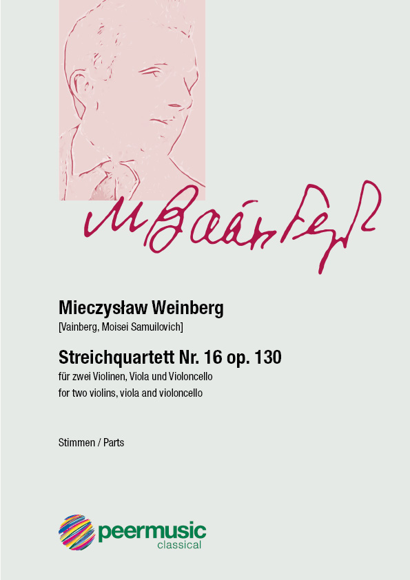 Streichquartett Nr.16 op.130&nbsp;&nbsp;für 2 Violinen, Viola und Violoncello&nbsp;&nbsp;Stimmen