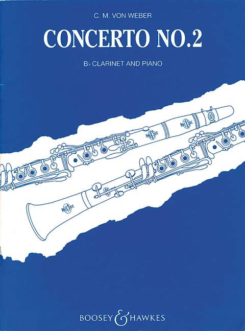 Concerto no.2 op.74  for clarinet and piano  