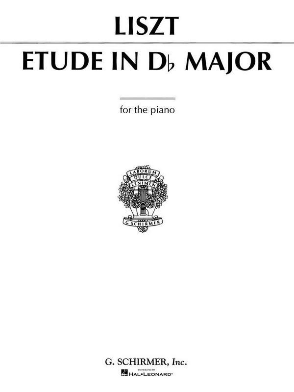 ETUDE DES-DUR FUER  KLAVIER  PAUER, E., ED