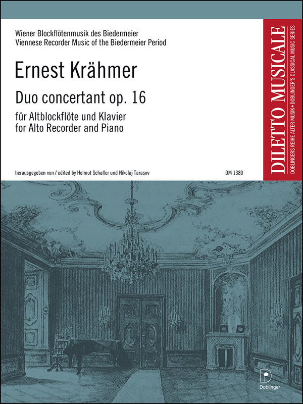 Duo concertant op.16&nbsp;&nbsp;für Altblockflöte und Klavier&nbsp;&nbsp;