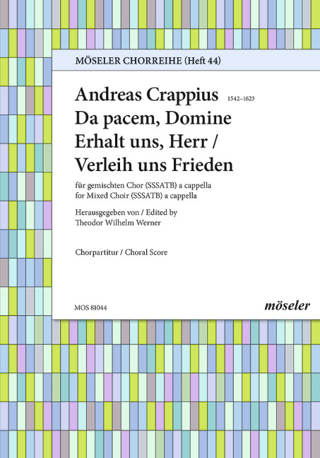 Erhalt uns Herr verleih uns Frieden&nbsp;&nbsp;für gem Chor a cappella&nbsp;&nbsp;Singpartitur