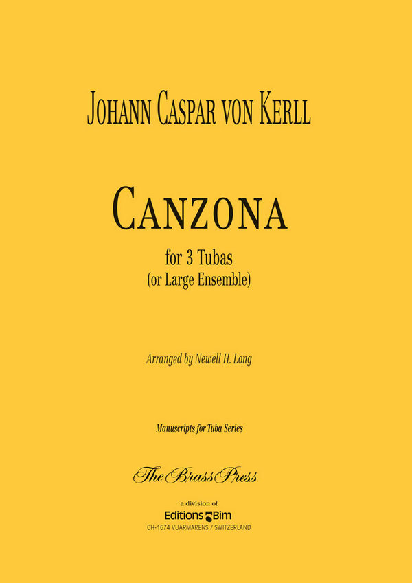 Canzona for 3 tubas or large ensemble  score and parts  