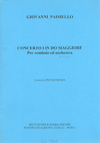 Concerto do maggiore no.1  partitura  