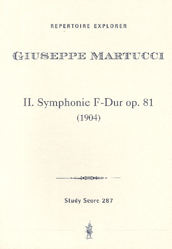 Sinfonie F-Dur Nr.2 op.81  für Orchester  Studienpartitur