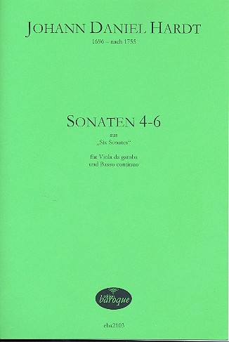 6 Sonaten Band 2 (Nr.4-6)&nbsp;&nbsp;für Viola da gamba und Bc&nbsp;&nbsp;