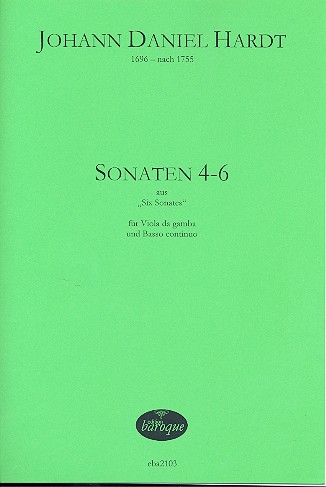 6 Sonaten Band 2 (Nr.4-6)  für Viola da gamba und Bc  