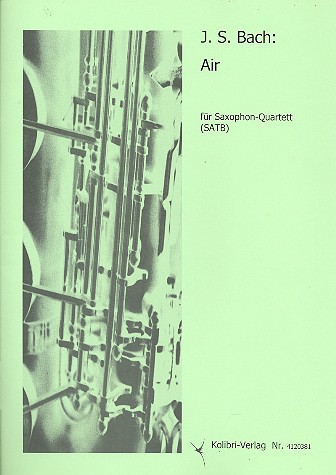 Air für 4 Saxophone (SATB)  Partitur und Stimmen  