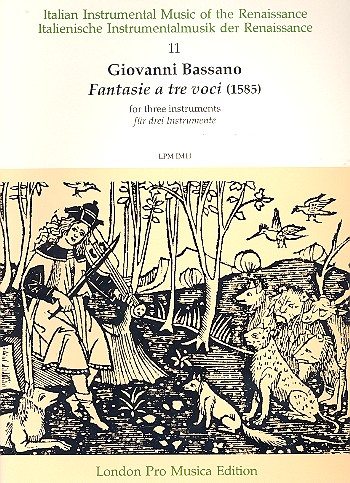 Fantasie a tre voci&nbsp;&nbsp;für 3 Instrumente&nbsp;&nbsp;Partitur