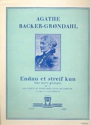 Endnu et streif kun op.70  für Violine und Klavier  (Vc ad lib.)