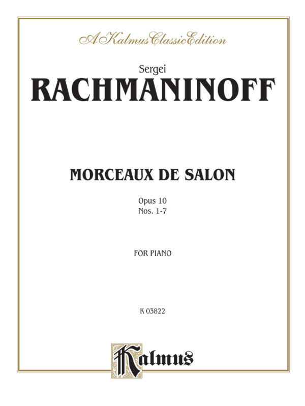 Morceaux de salon op.10 vol.1 (no.1-7)    